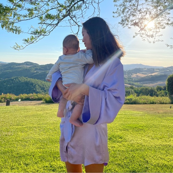 Song of Style Marta Mini Dress in Lavender - Picture 2 of 4